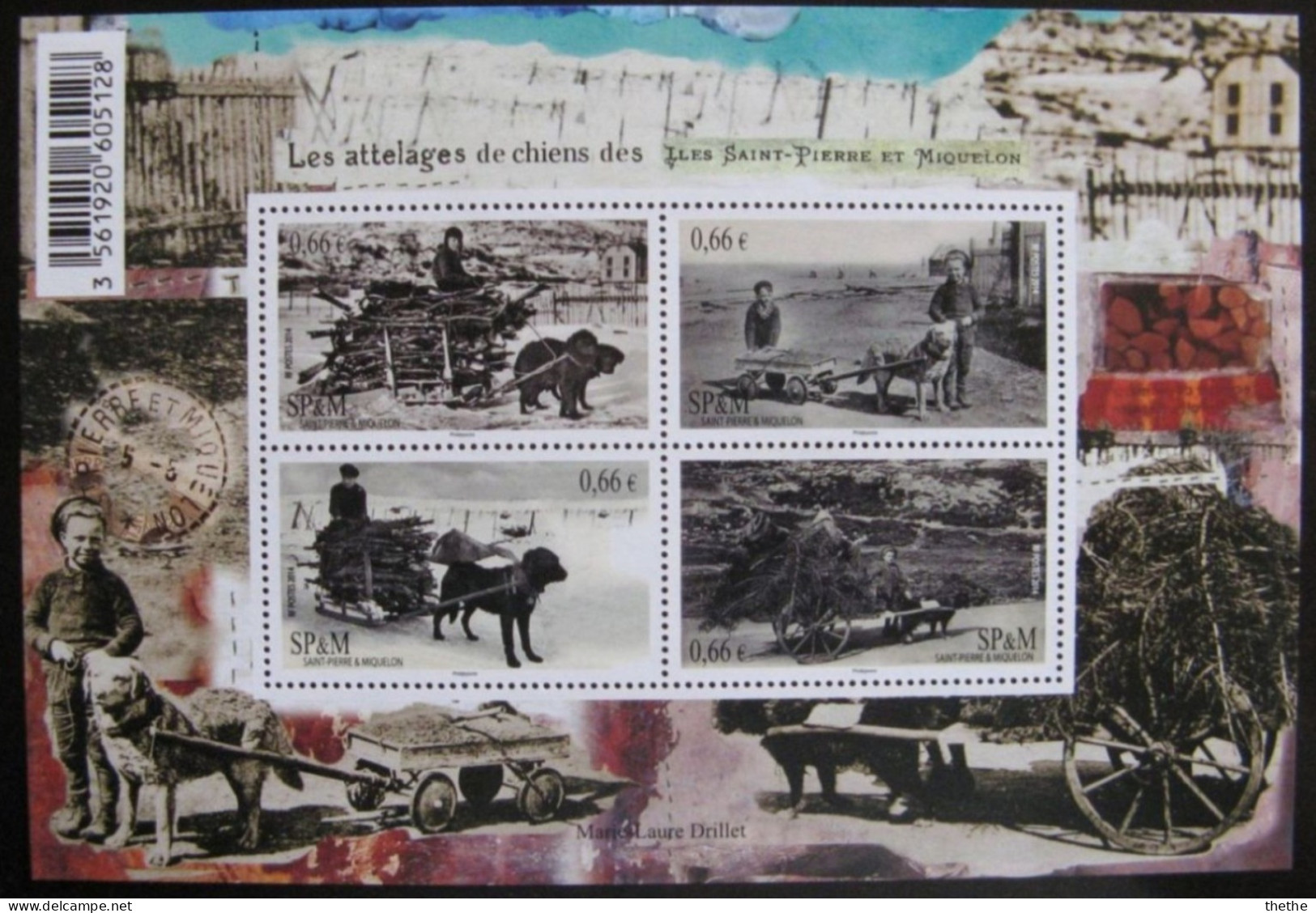SAINT PIERRE & MIQUELON - Les Attelages De Chiens Des Iles Saint Pierre Et Miquelon - Unused Stamps