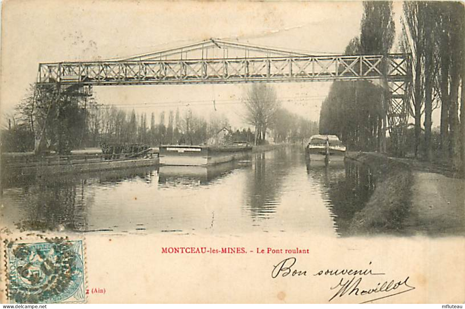 71* MONTCEAU LES MINES Pont Roulant      MA108,0268 - Montceau Les Mines