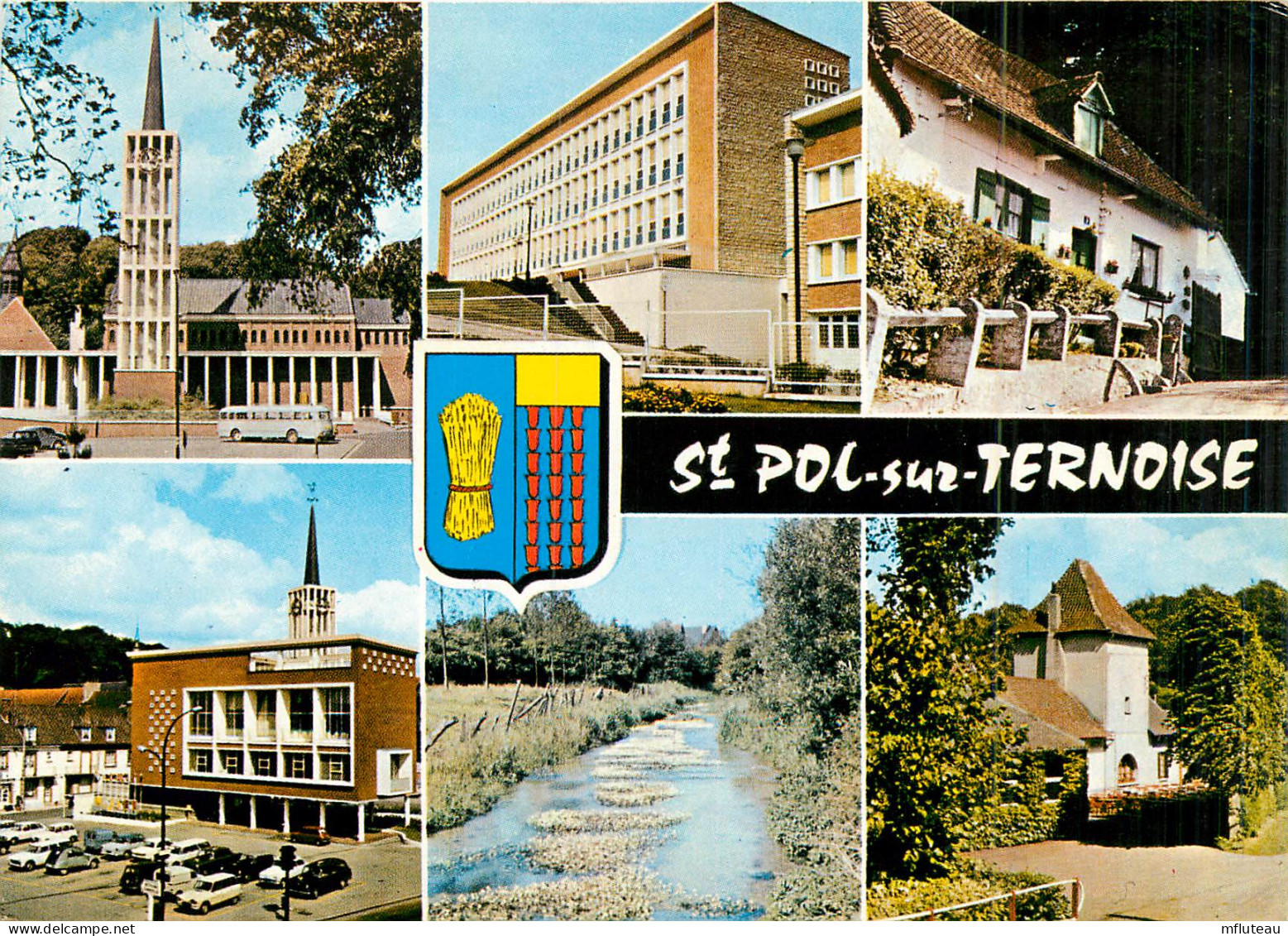 62* ST POL S/TERNOISE   Multi Vues  (CPM 10x15cm)     RL18,0412 - Saint Pol Sur Ternoise