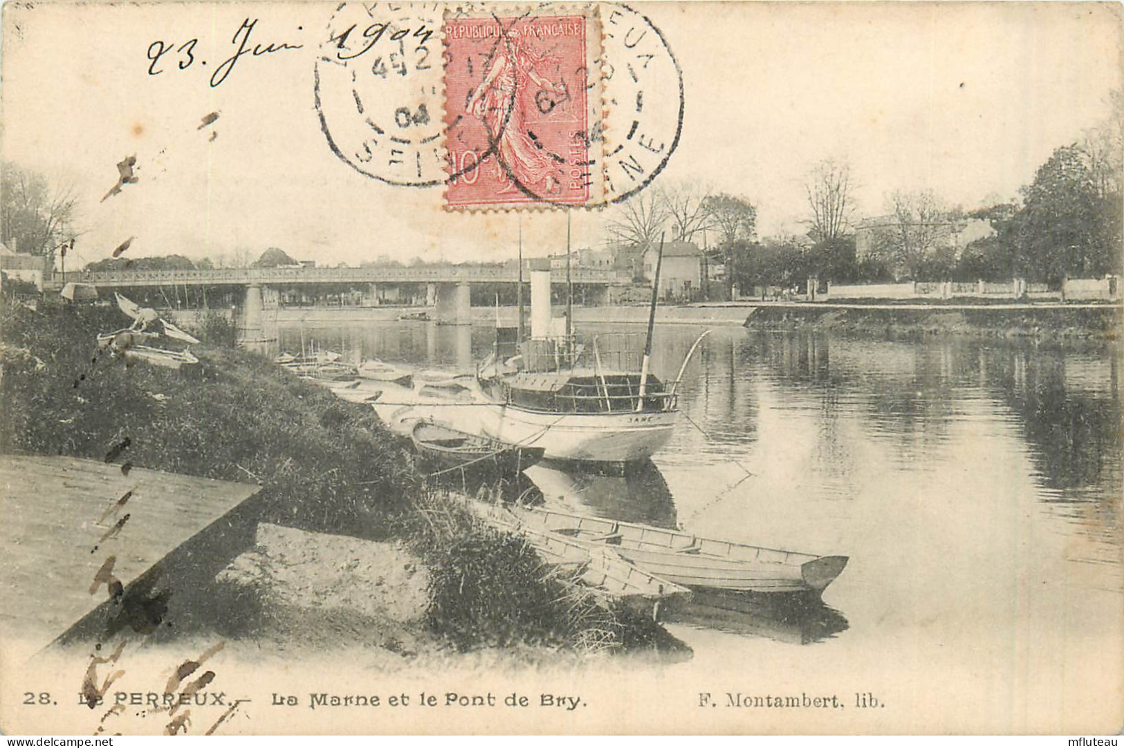 94* LE PERREUX  La Marne -  Le Pont De Bry    RL29,0507 - Le Perreux Sur Marne