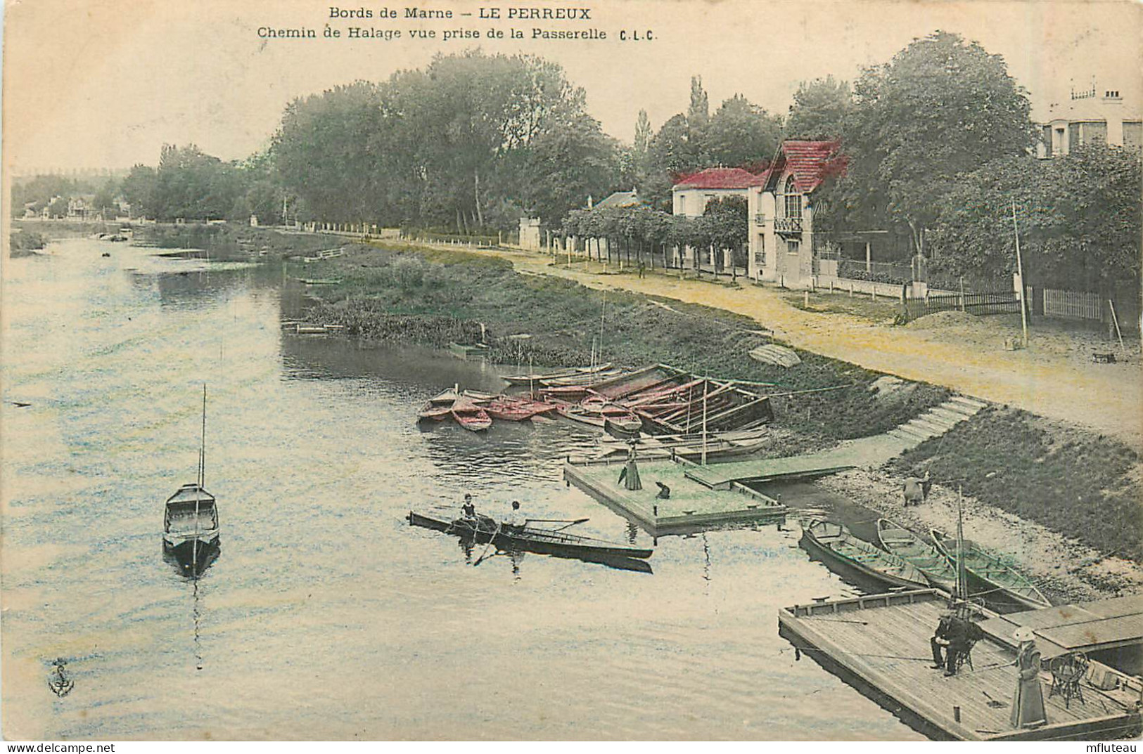 94* LE PERREUX Chemin De Halage Pris De La Passerelle   RL29,0445 - Le Perreux Sur Marne