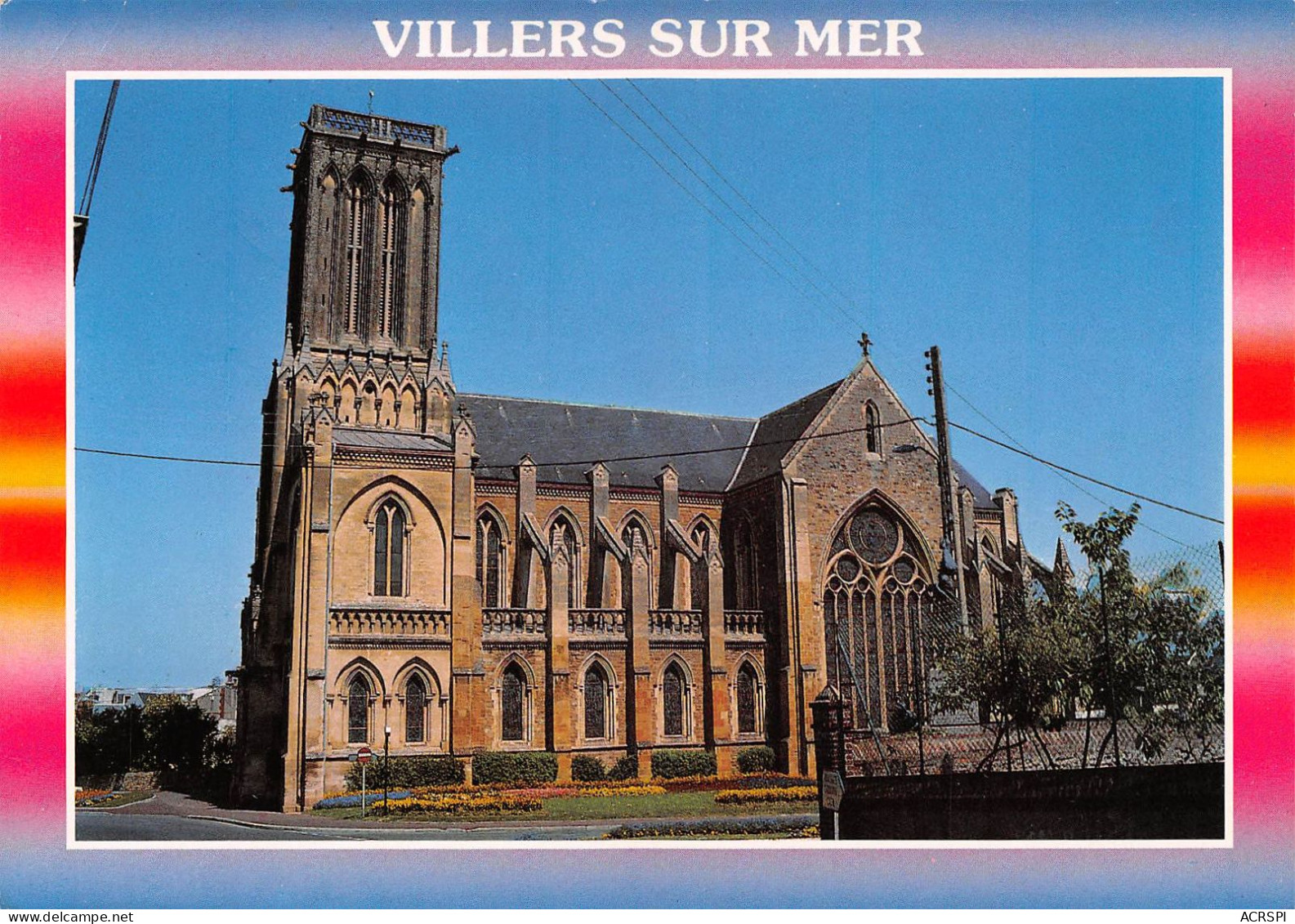 14  VILLERS Sur MER   L'église                  (Scan R/V) N°   3   \MR8042 - Villers Sur Mer