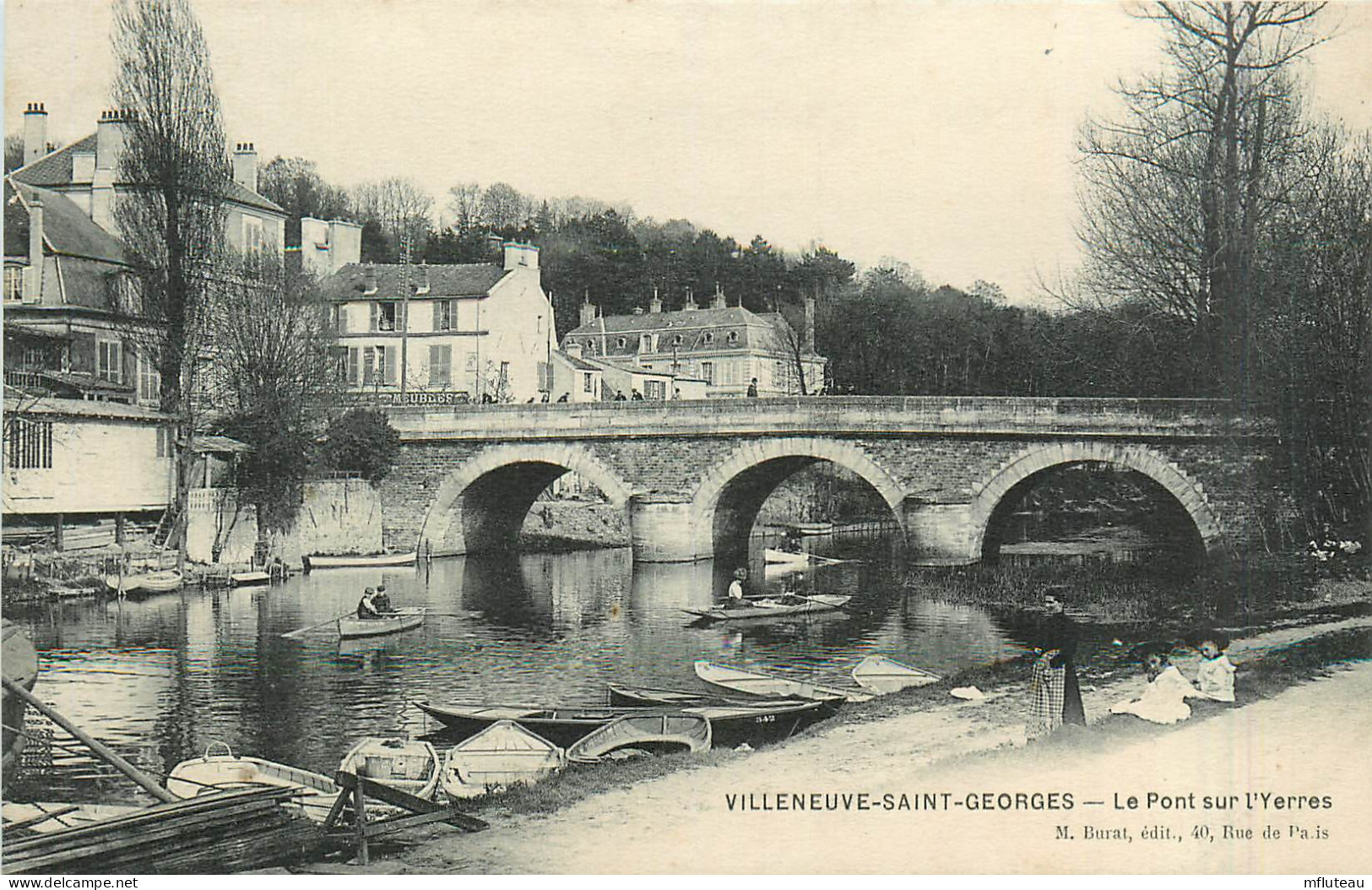 94* VILLENEUVE ST GEORGES  Le Pont Sur L Yerres     RL29,1123 - Villeneuve Saint Georges