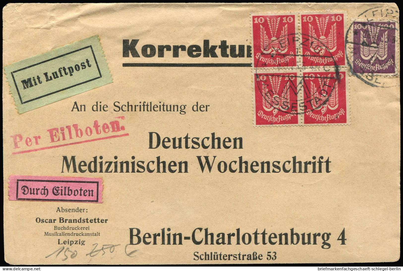 Deutsches Reich, 1925, Brief - Autres & Non Classés