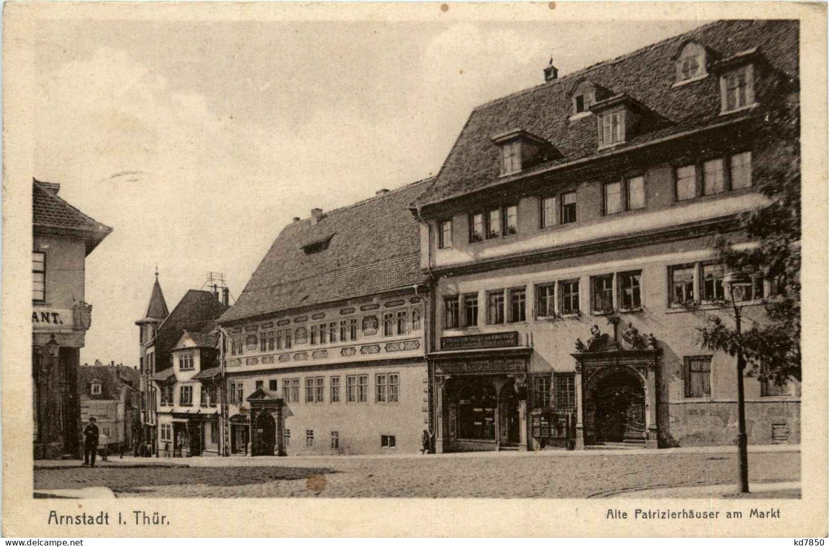 Arnstadt/Thür. - Alte Patrizierhäuser Am Markt - Arnstadt