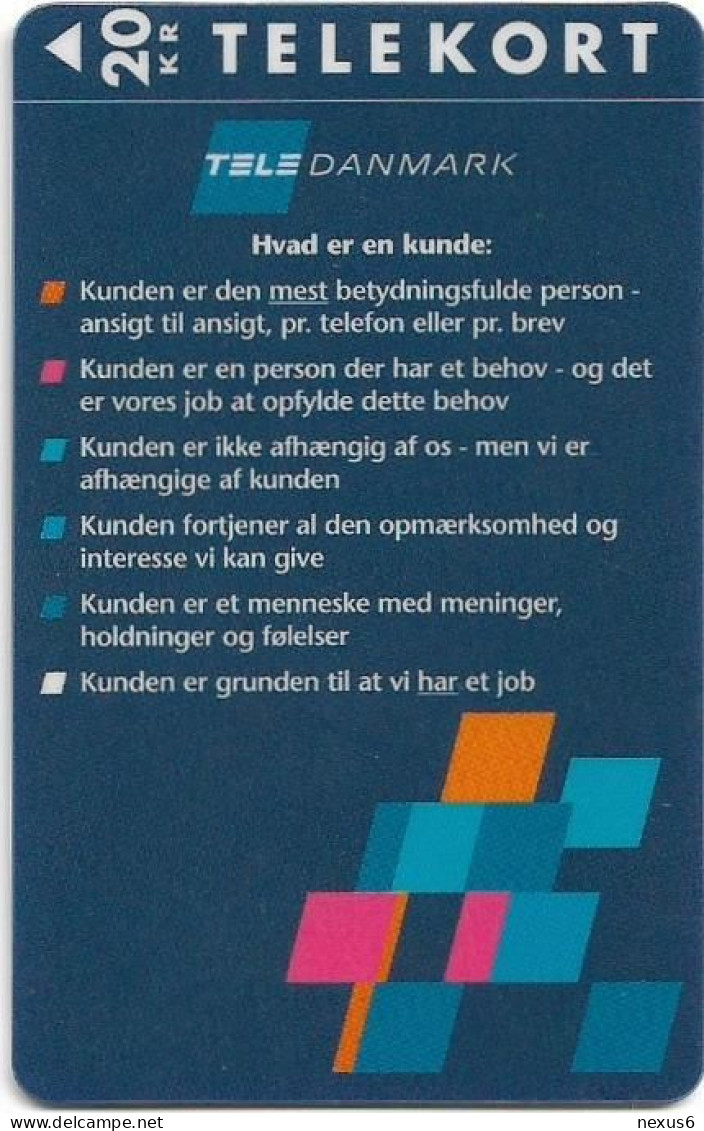 Denmark - KTAS - Customer Satisfaction - TDKP146 - 05.1995, 3.500ex, 20kr, Used - Danimarca