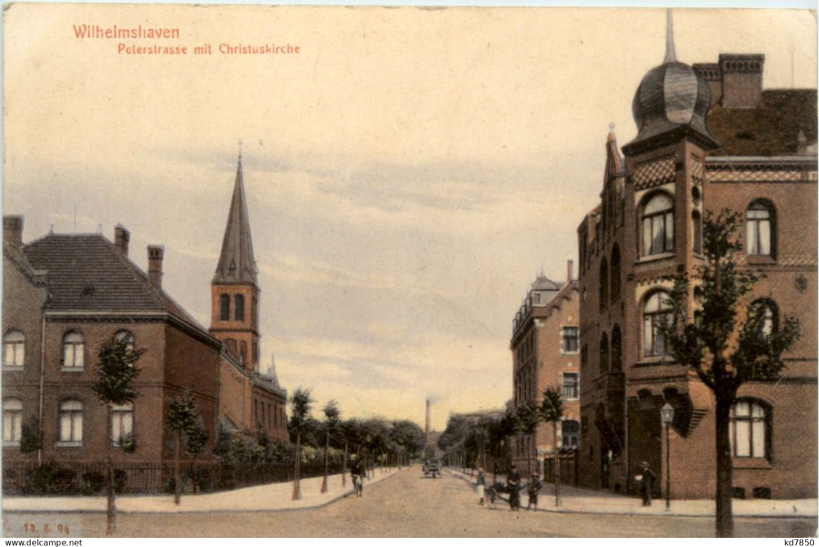 Wilhelmshaven - Peterstrasse Mit Christuskirche - Wilhelmshaven