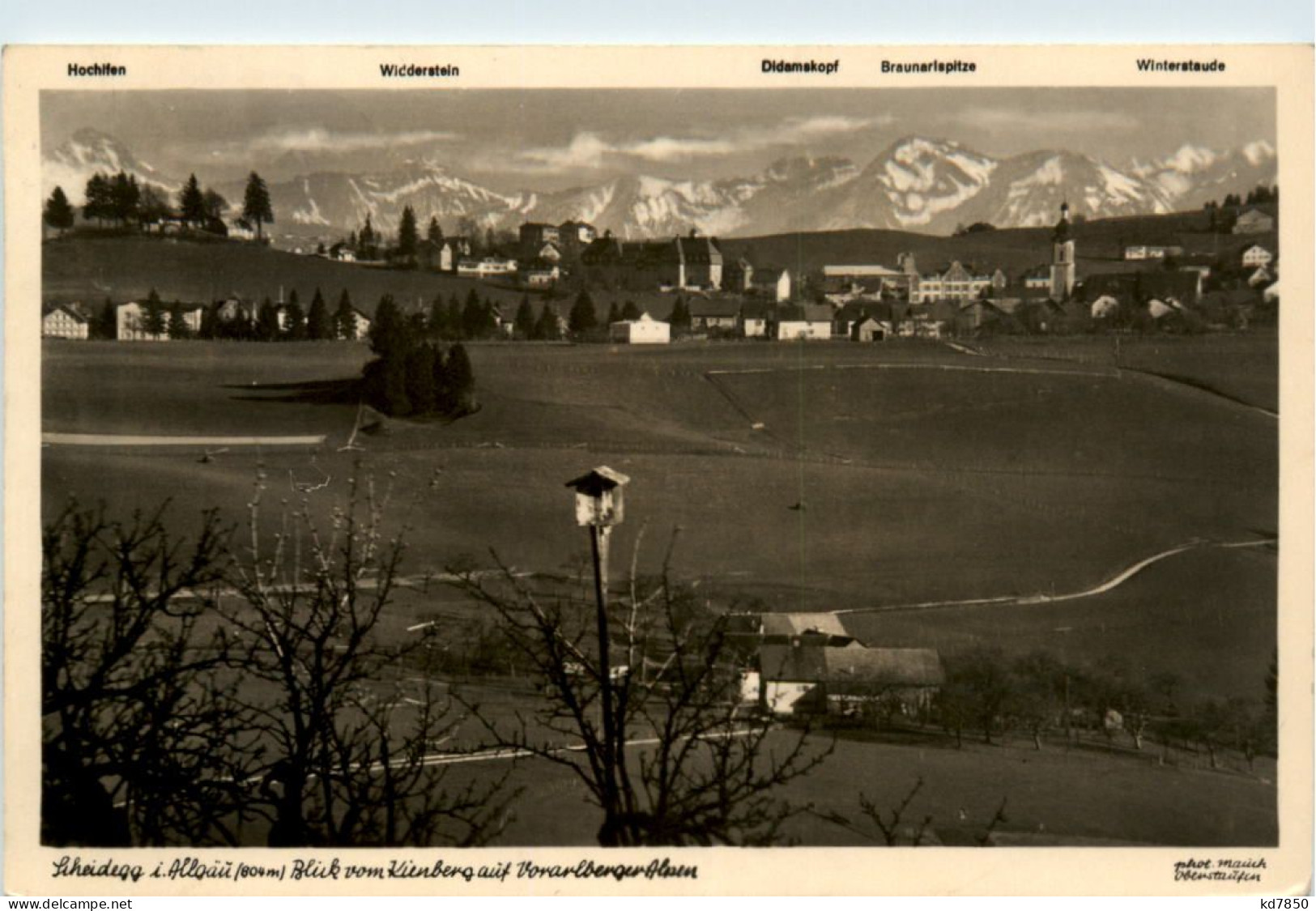 Scheidegg Im Allgäu, Blick Vom Kienberg - Lindau A. Bodensee