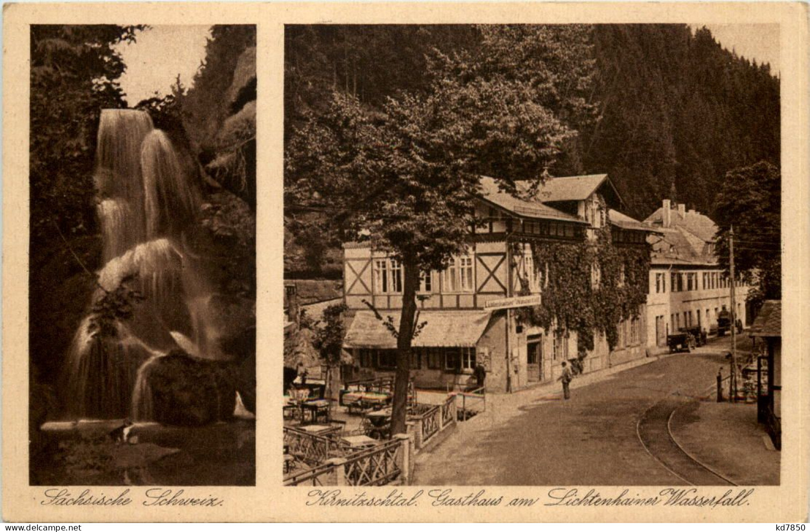 Kirnitzschtal, Gasthaus Am Lichtenhainer Wasserfall - Sebnitz