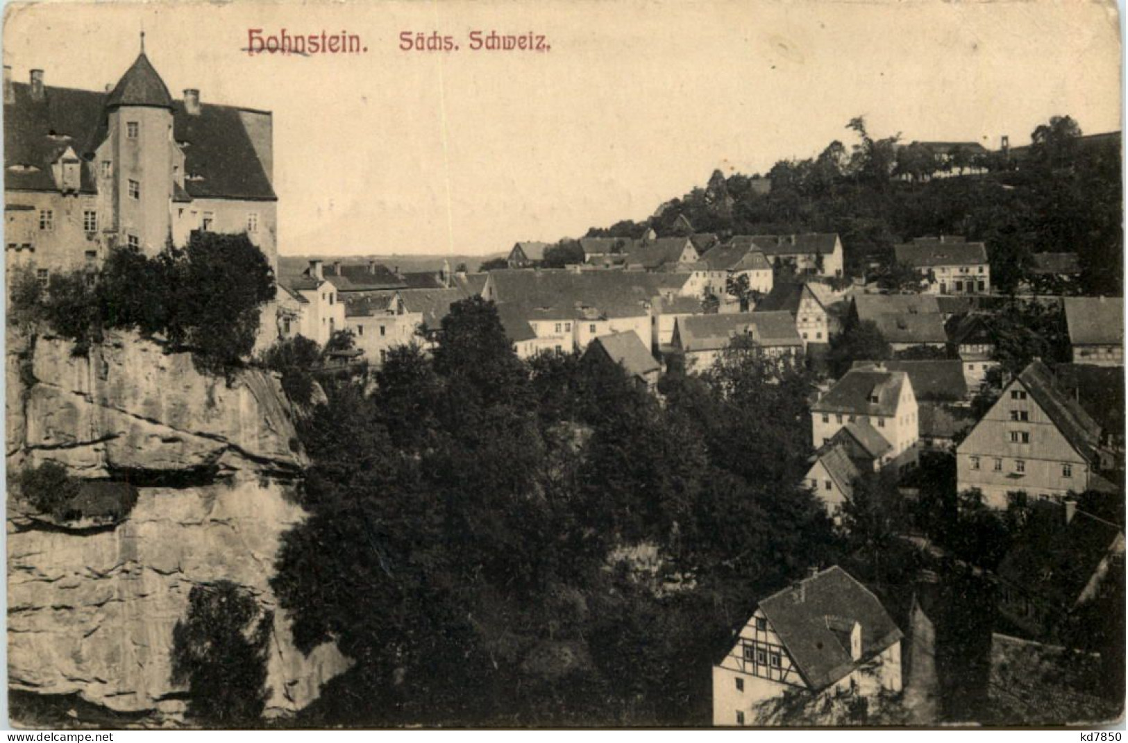 Sächs. Schweiz, Hohnstein, - Hohnstein (Saechs. Schweiz)