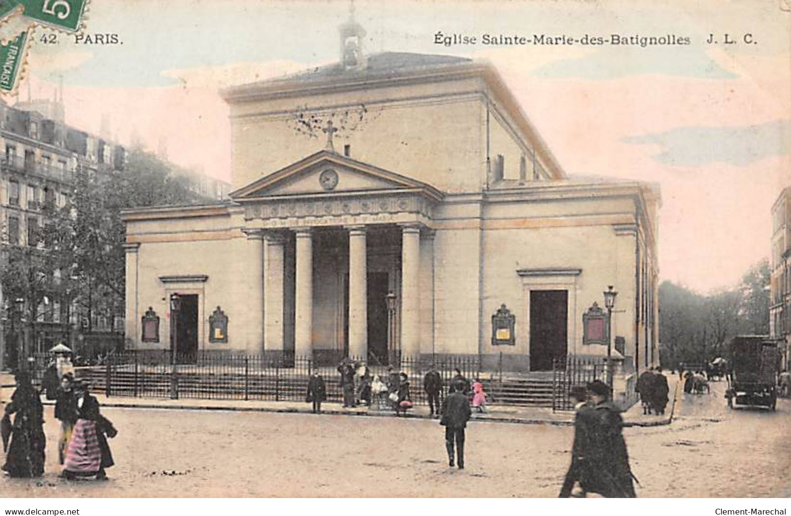 PARIS - Eglise Sainte Marie Des Batignolles - Très Bon état - District 17