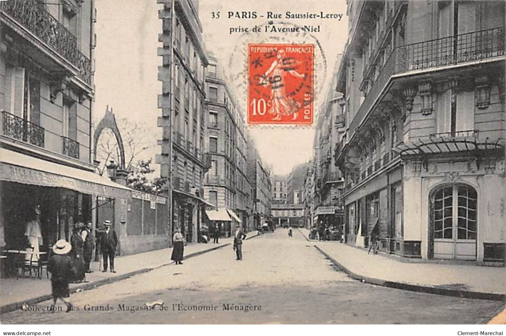 PARIS - Rue Saussier Leroy Prise De L'Avenue Niel - Très Bon état - Distrito: 17