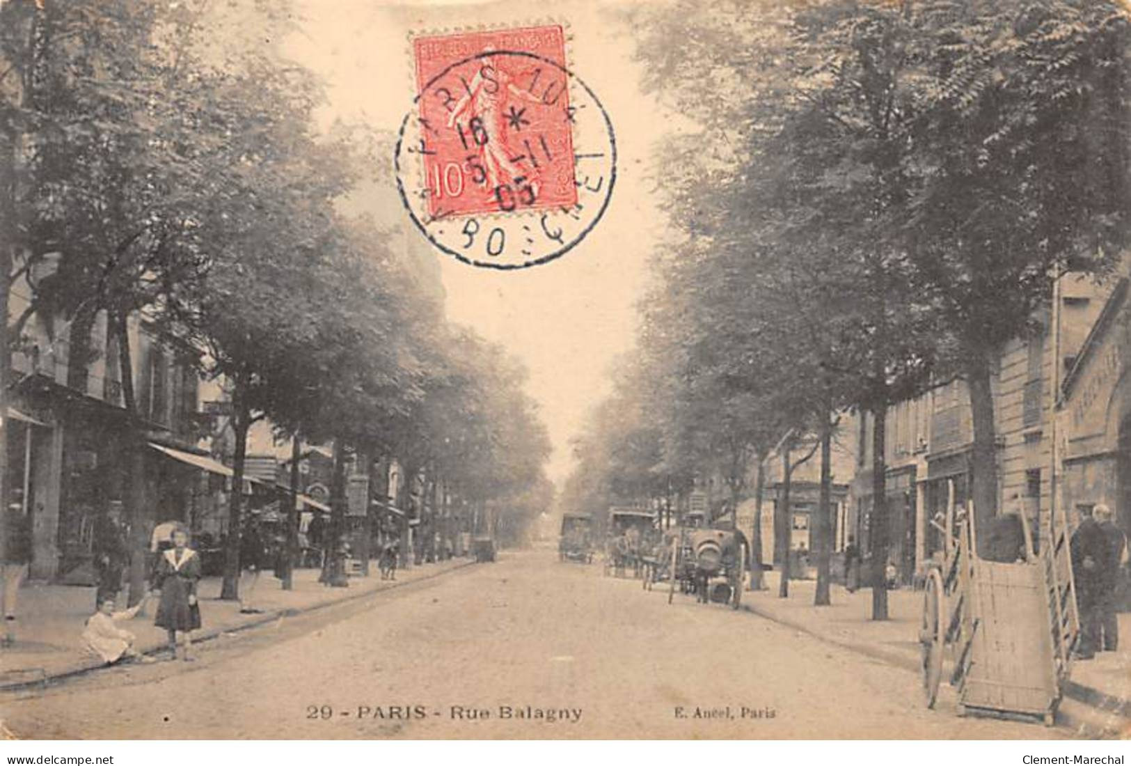 PARIS - Rue Balagny - état - Distrito: 17