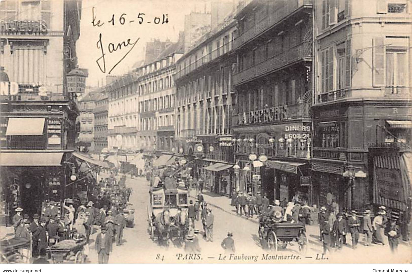 PARIS - Le Faubourg Montmartre - état - Arrondissement: 09