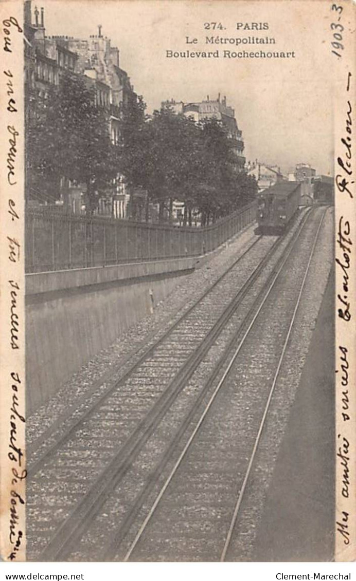 PARIS - Le Métropilitain Boulevard Rochechouart - état - Arrondissement: 09