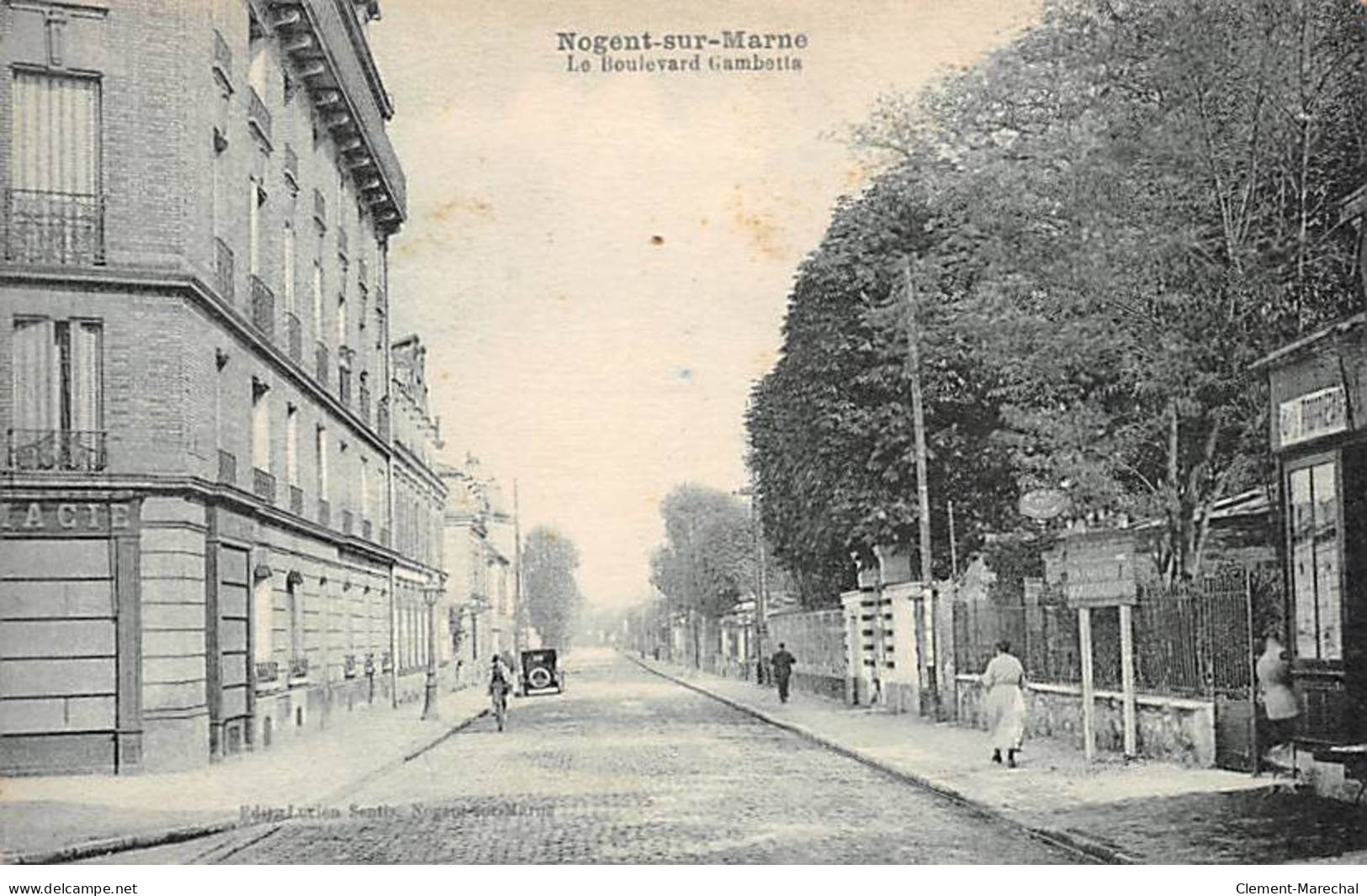 NOGENT SUR MARNE - Le Boulevard Gambetta - Très Bon état - Nogent Sur Marne