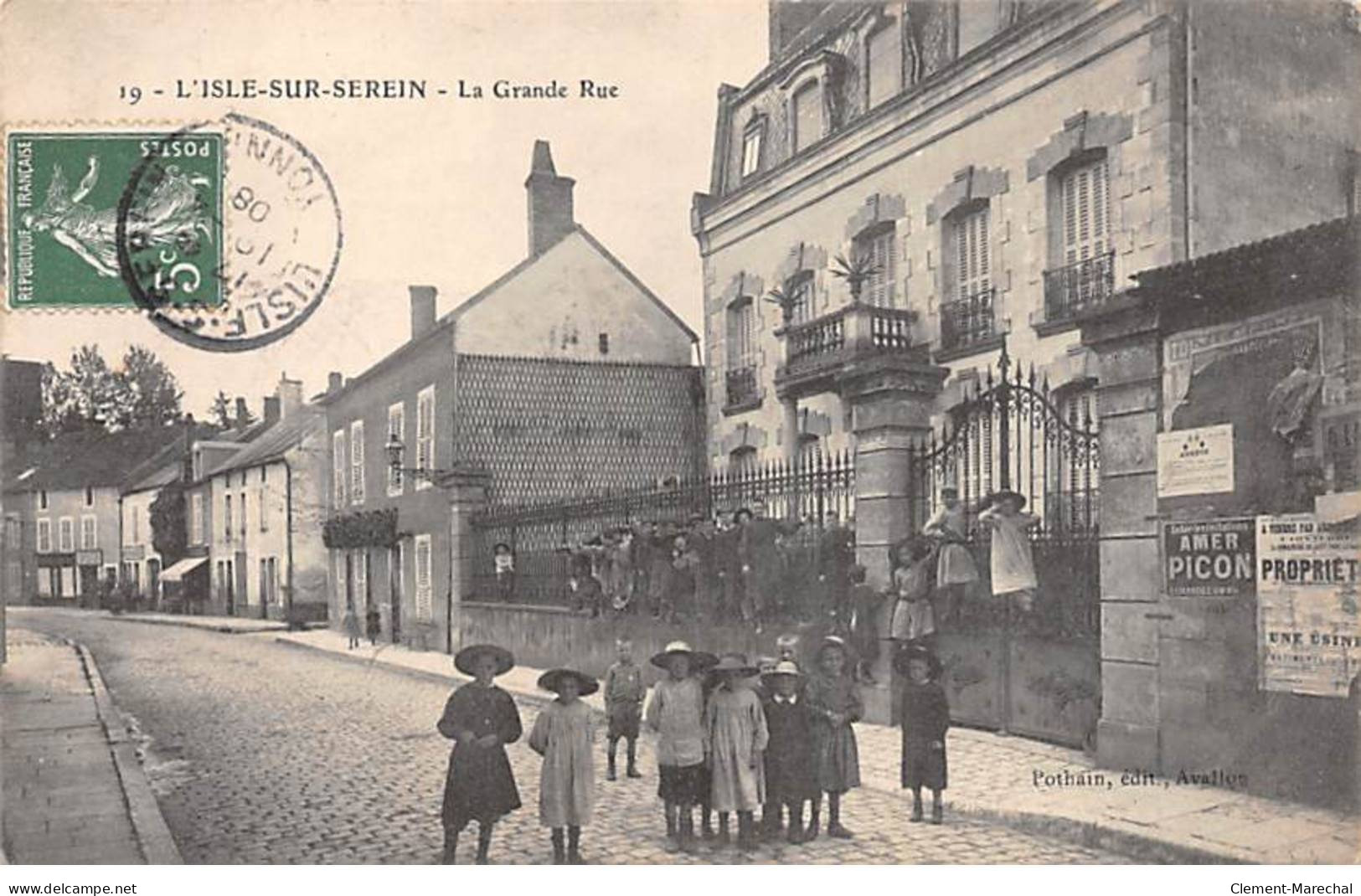 L'ISLE SUR SEREIN - La Grande Rue - Très Bon état - L'Isle Sur Serein