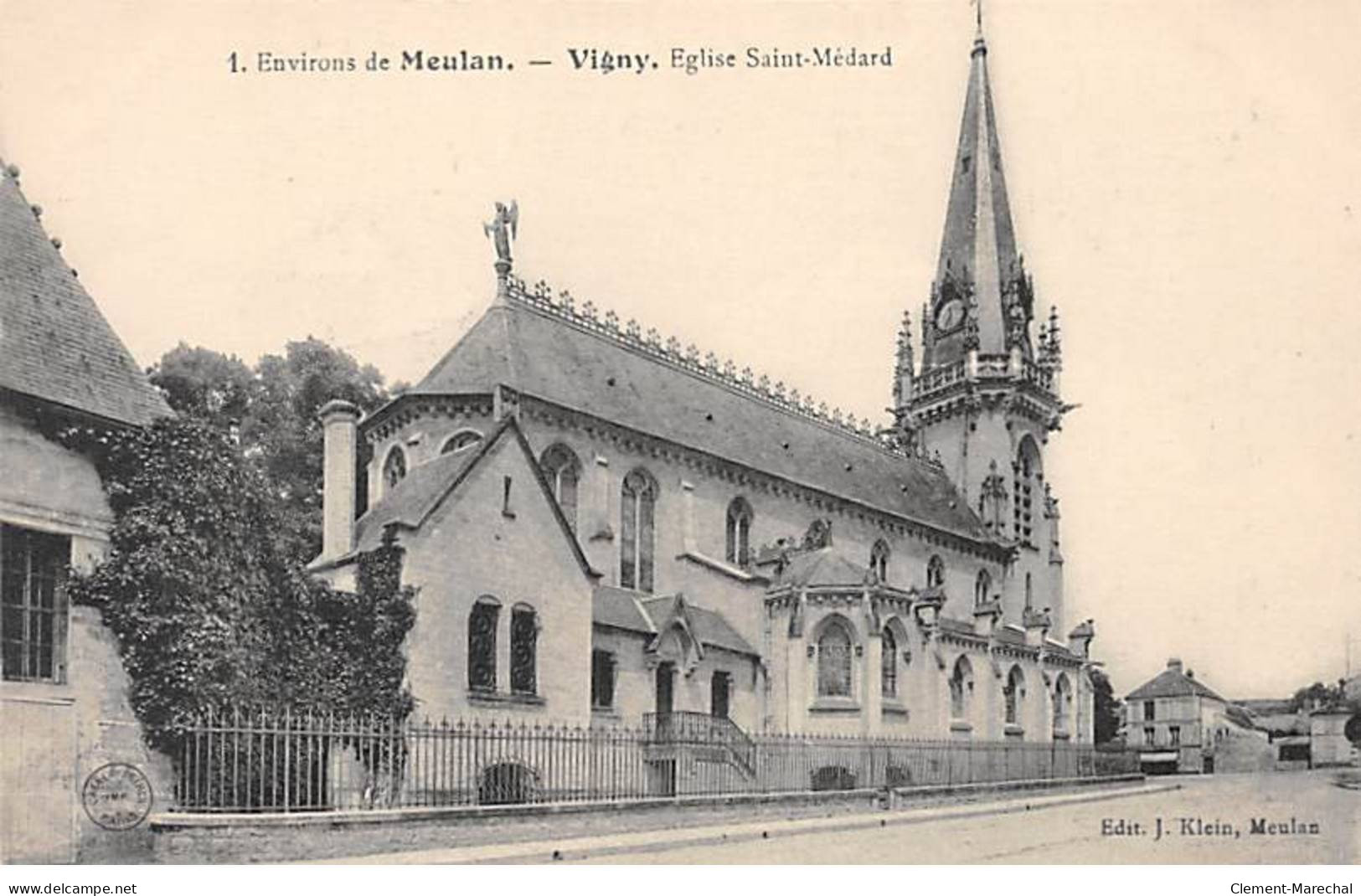 VIGNY - Eglise Saint Médard - Très Bon état - Vigny