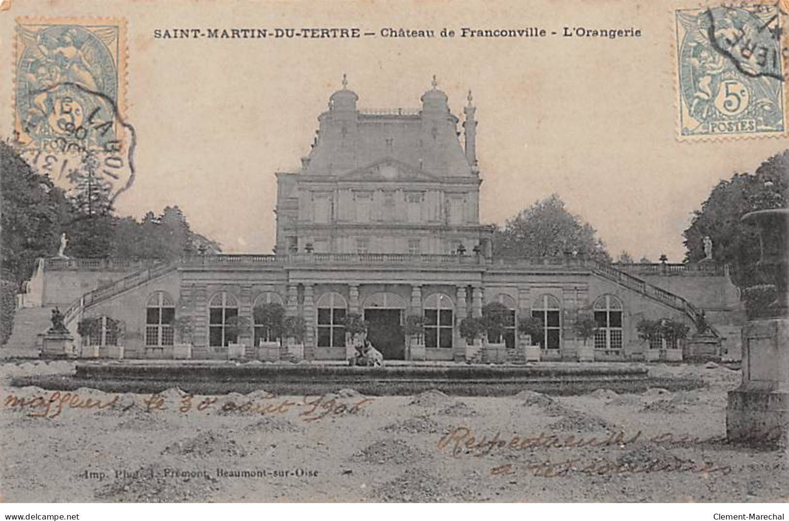 SAINT MARTIN DU TERTRE - Château De Franconville - L'Orangerie - Très Bon état - Saint-Martin-du-Tertre