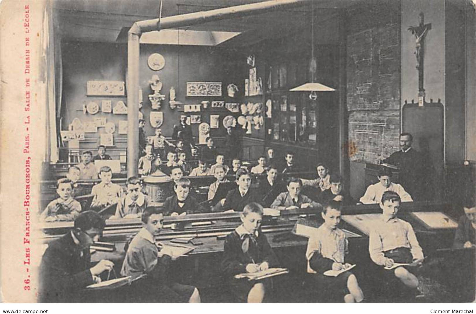 PARIS - Les Francs Bourgeois - La Salle De Dessin De L'Ecole - Très Bon état - Enseignement, Ecoles Et Universités