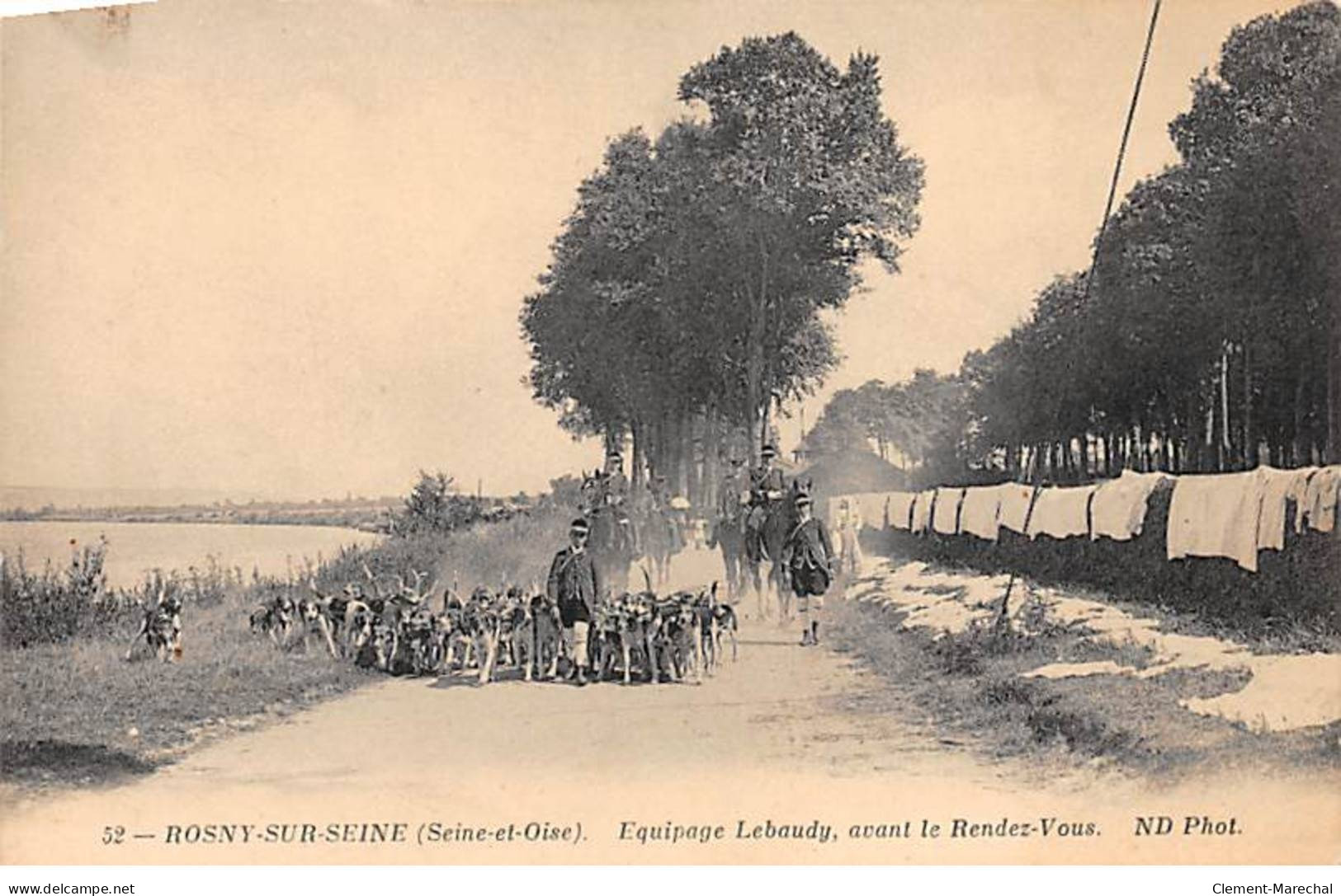 ROSNY SUR SEINE - Equipage Lebaudy - Avant Le Rendez Vous - Très Bon état - Rosny Sur Seine