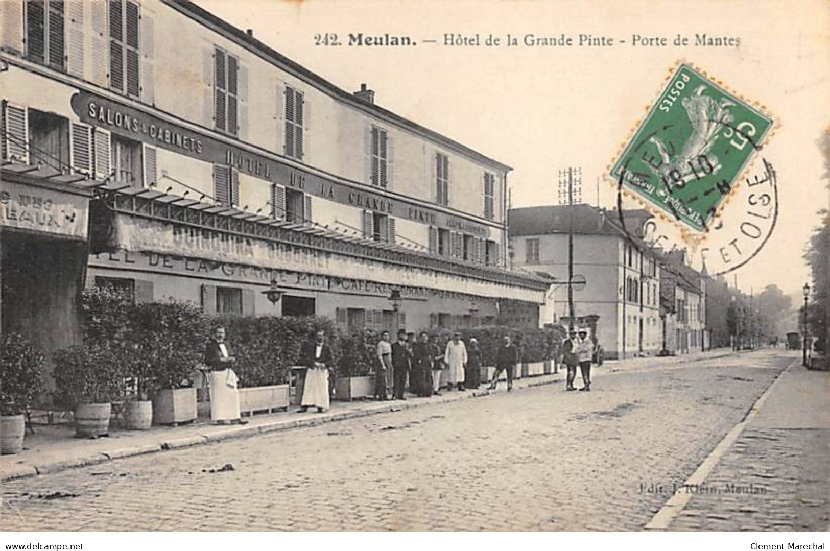 MEULAN - Hôtel De La Grande Pinte - Porte De Mantes - Très Bon état - Meulan