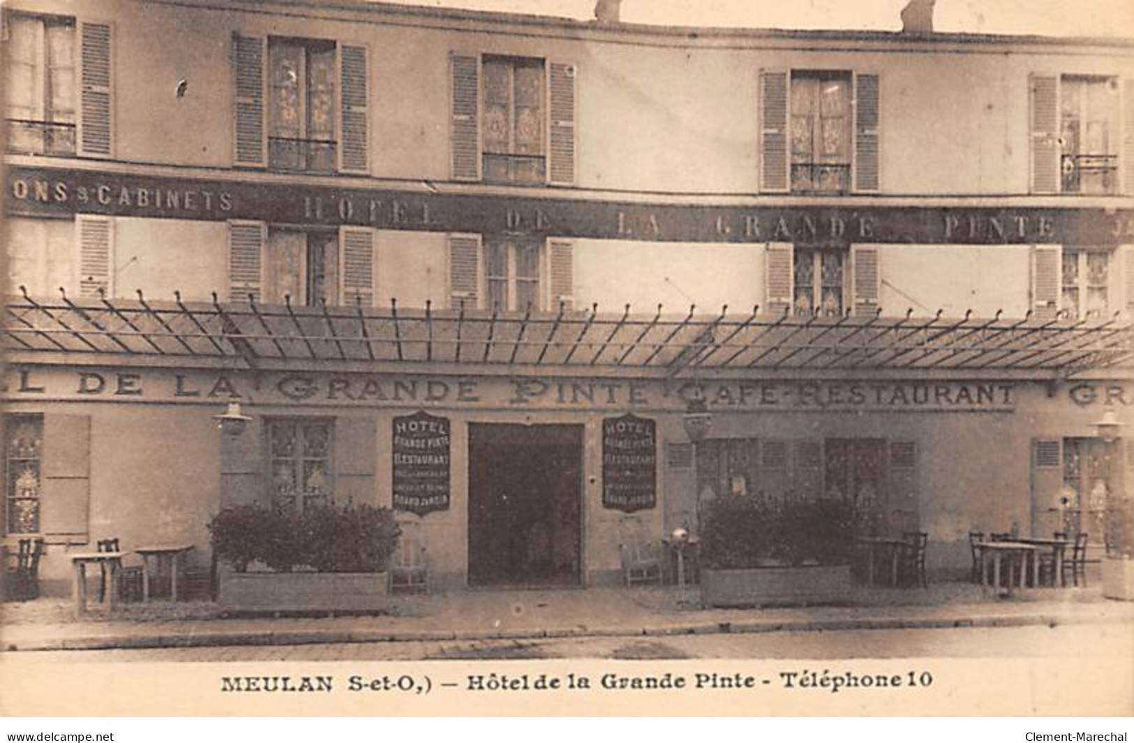 MEULAN - Hôtel De La Grande Pinte - Très Bon état - Meulan