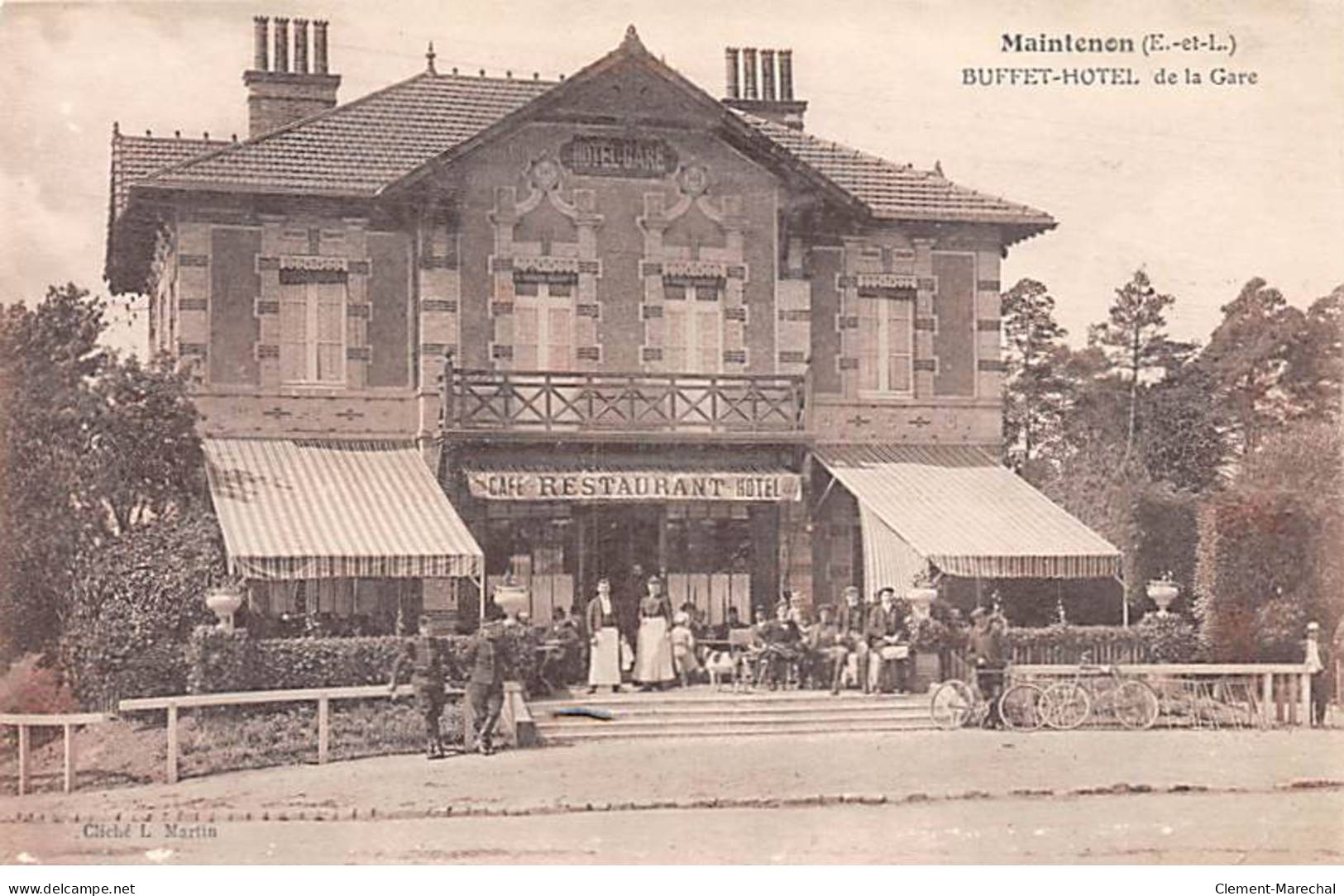 MAINTENON - BUFFET HOTEL De La Gare - Très Bon état - Maintenon