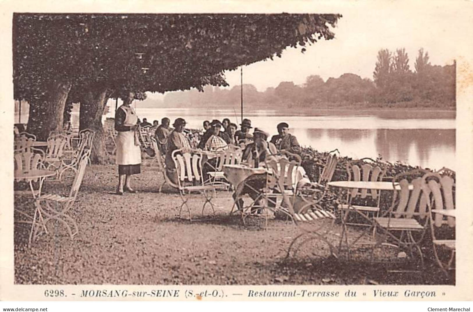 MORSANG SUR SEINE - Restaurant Terrasse Du " Vieux Garçon " - état - Morsang Sur Orge