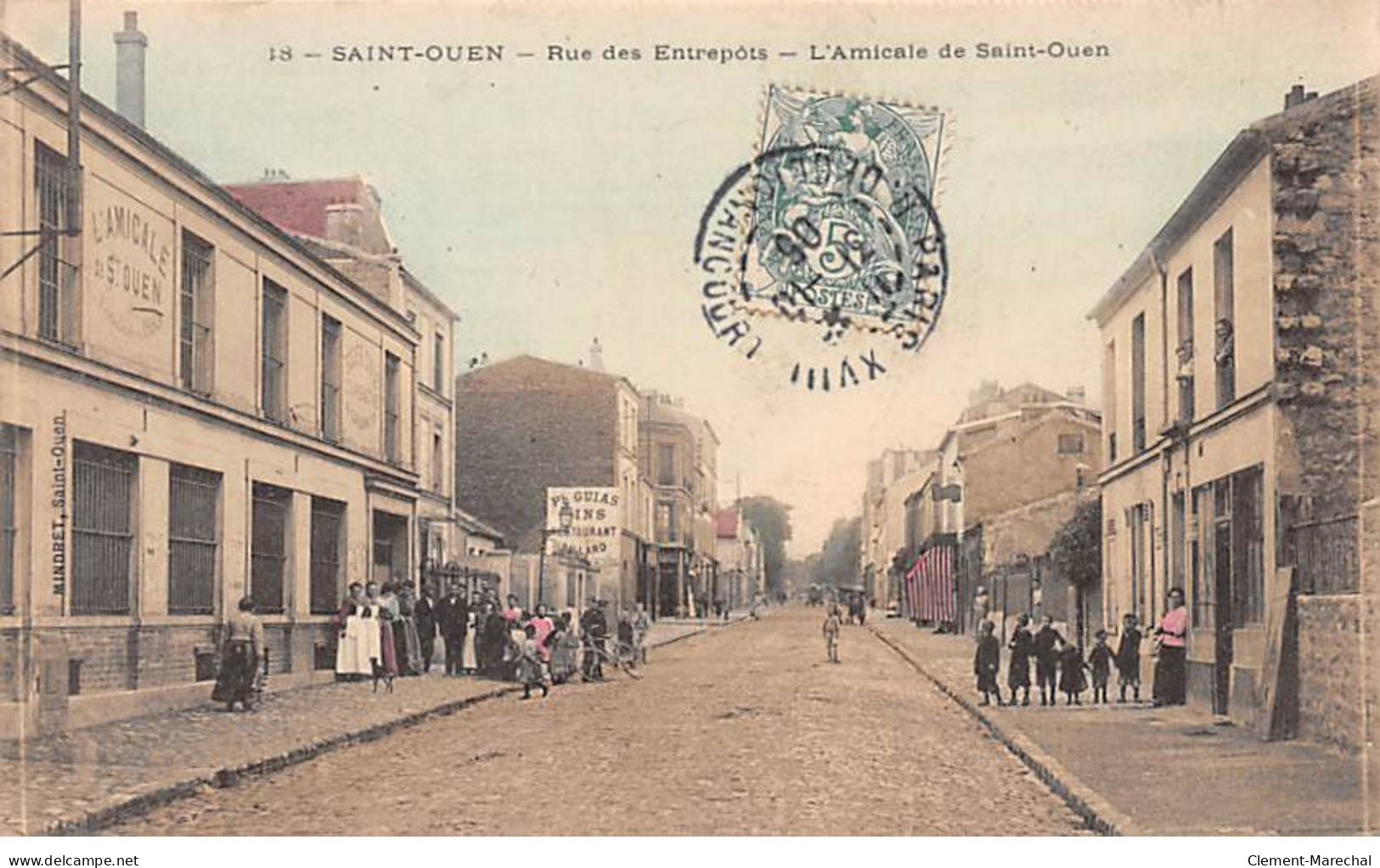 SAINT OUEN - Rue Des Entrepôts - L'Amicale De Saint Ouen - Très Bon état - Saint Ouen