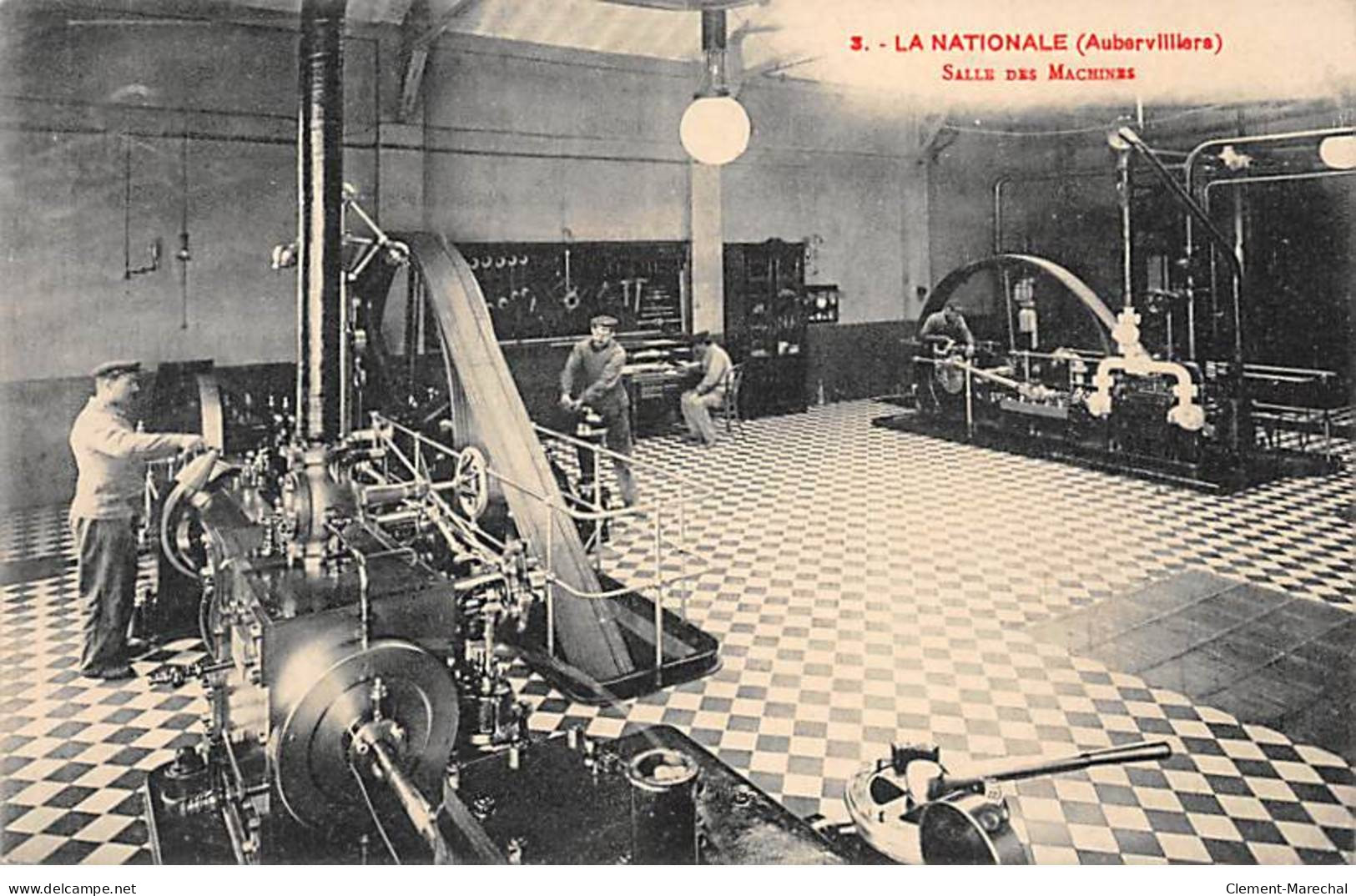 AUBERVILLIERS - LA NATIONALE - Salle Des Machines - Très Bon état - Aubervilliers