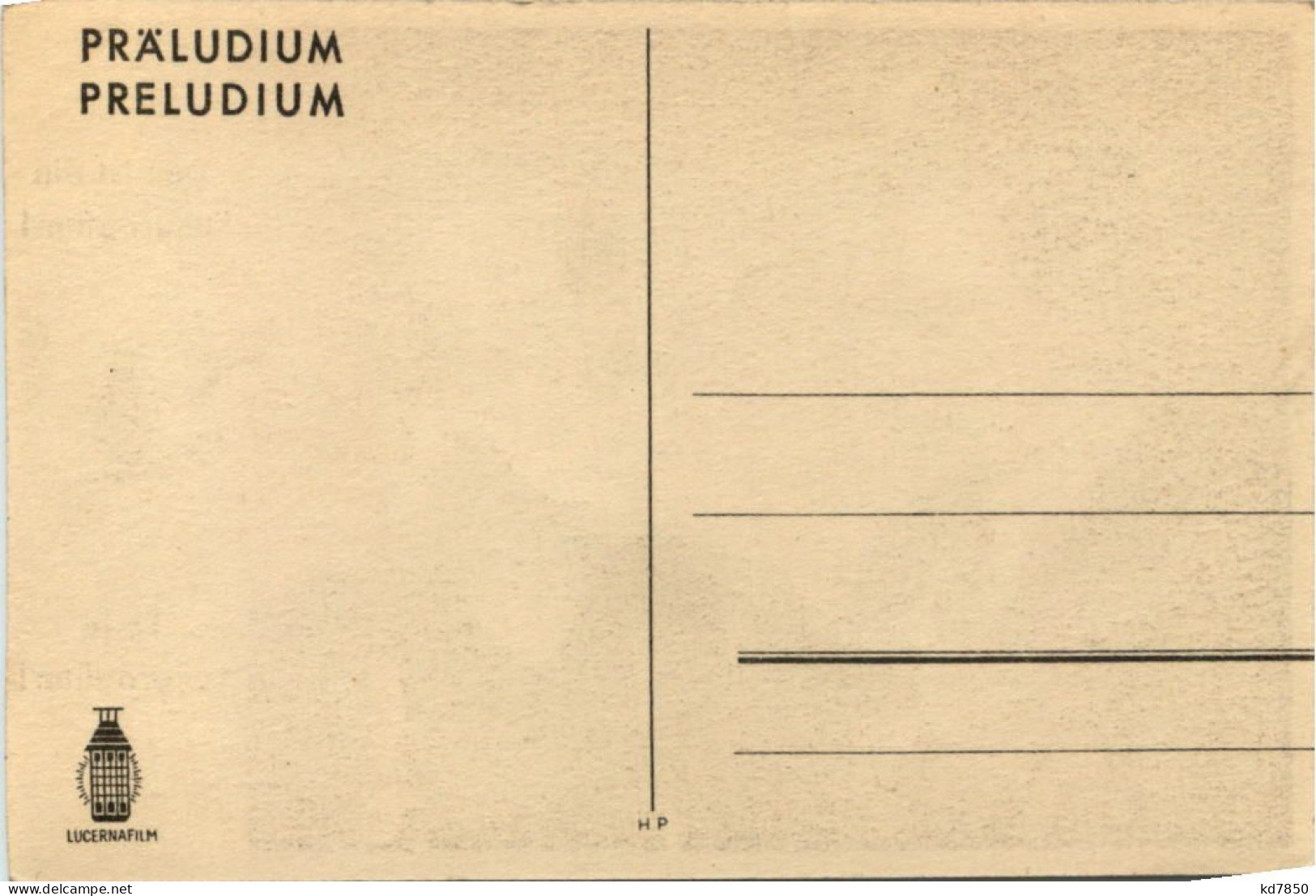 Film - Präludium - Manifesti Su Carta