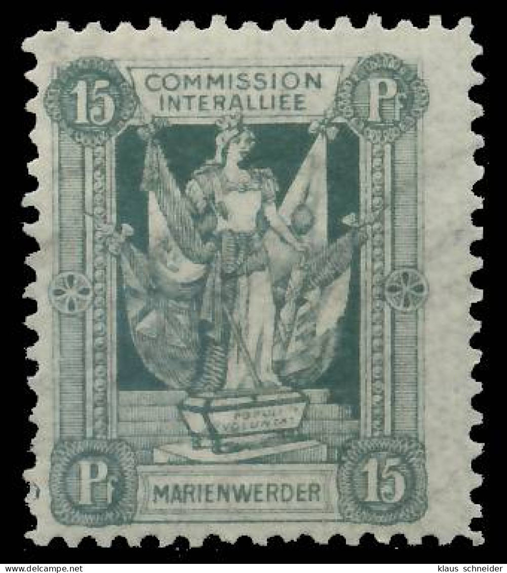 MARIENWERDER Nr 3 MWZ Postfrisch X4632DE - Autres & Non Classés