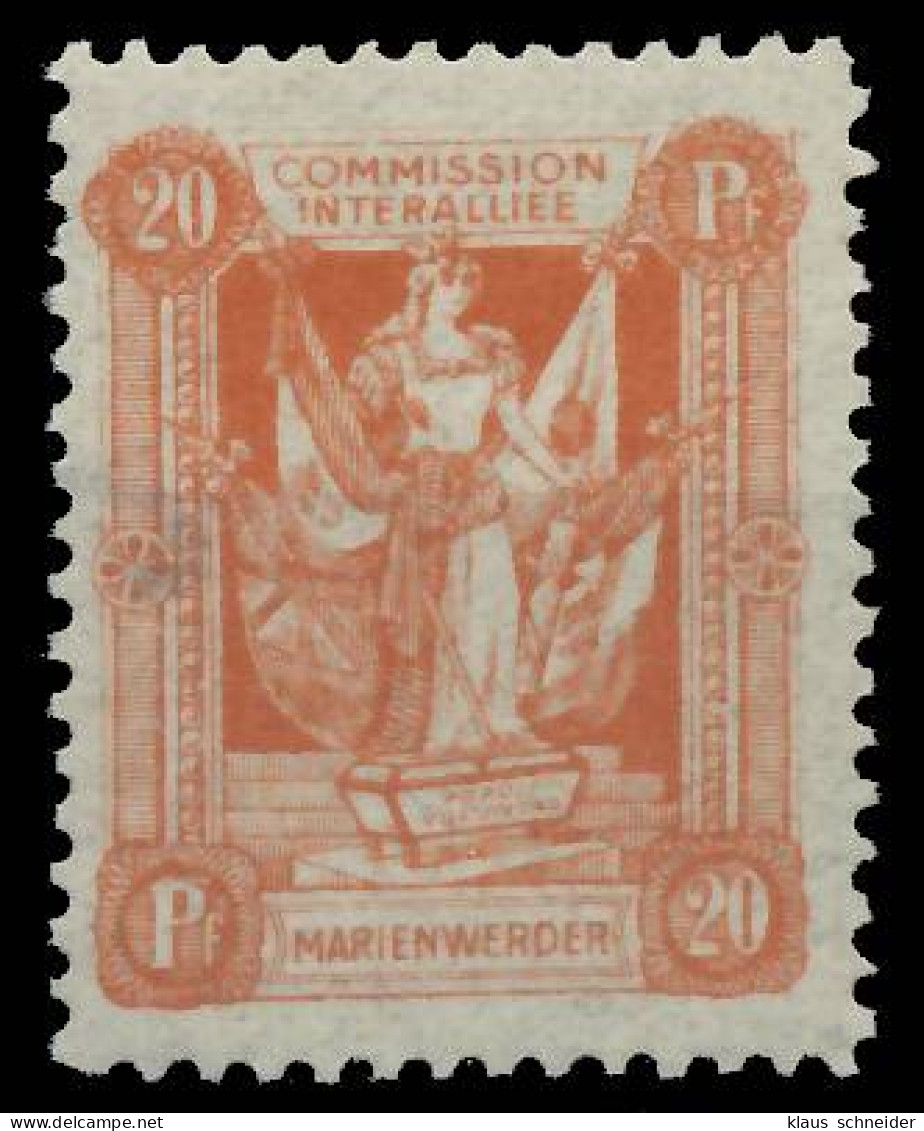 MARIENWERDER Nr 4 MWZ Postfrisch X4632EA - Autres & Non Classés