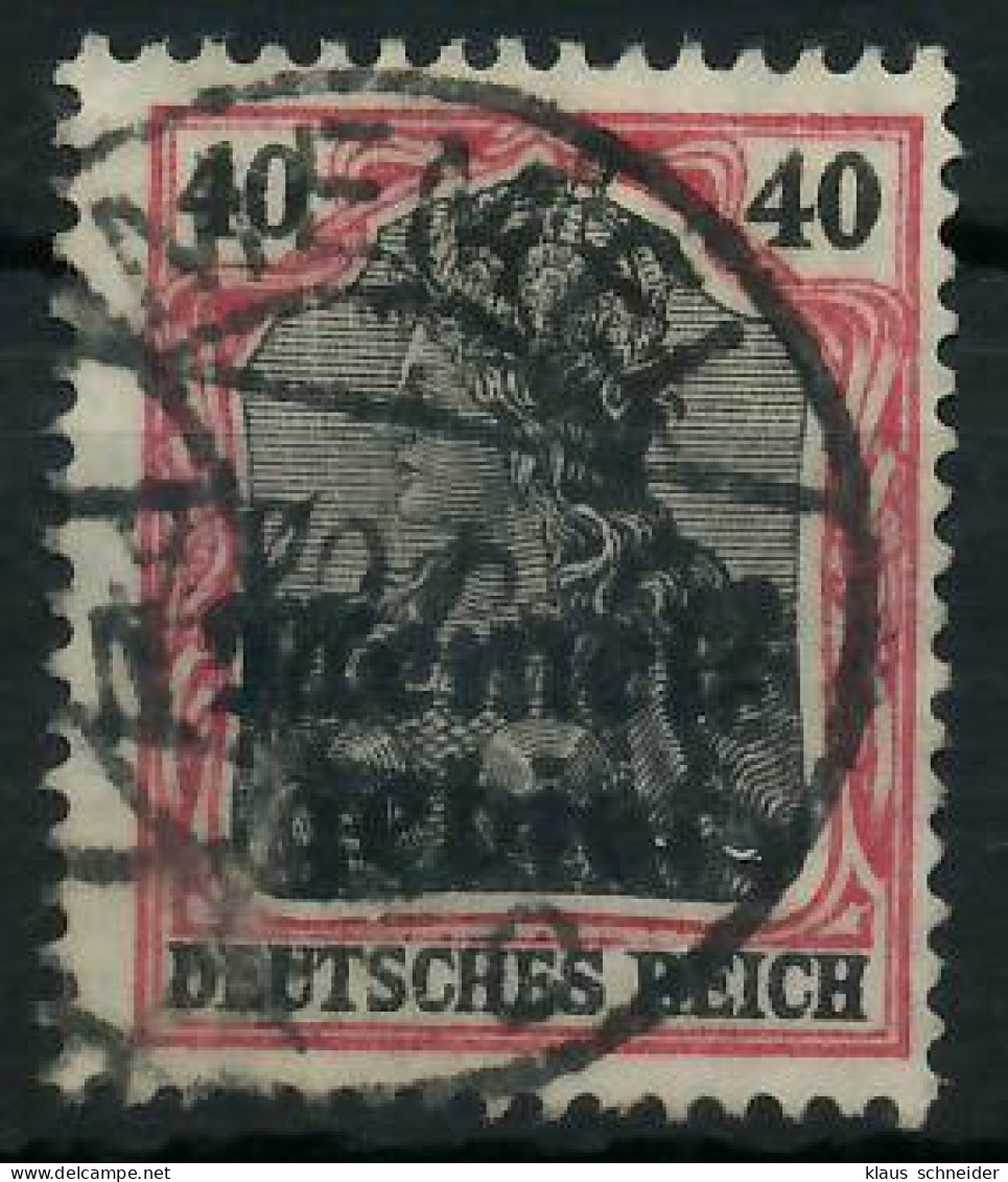 MEMEL 1920 GERMANIA Nr 6 Gestempelt Gepr. X472F22 - Memelgebiet 1923