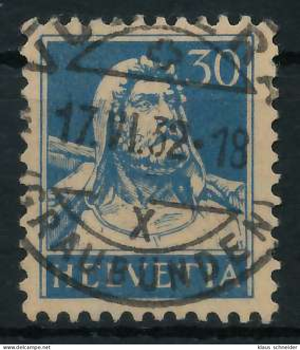 SCHWEIZ 1921 Nr 169xa Zentrisch Gestempelt X6C2C06 - Gebraucht