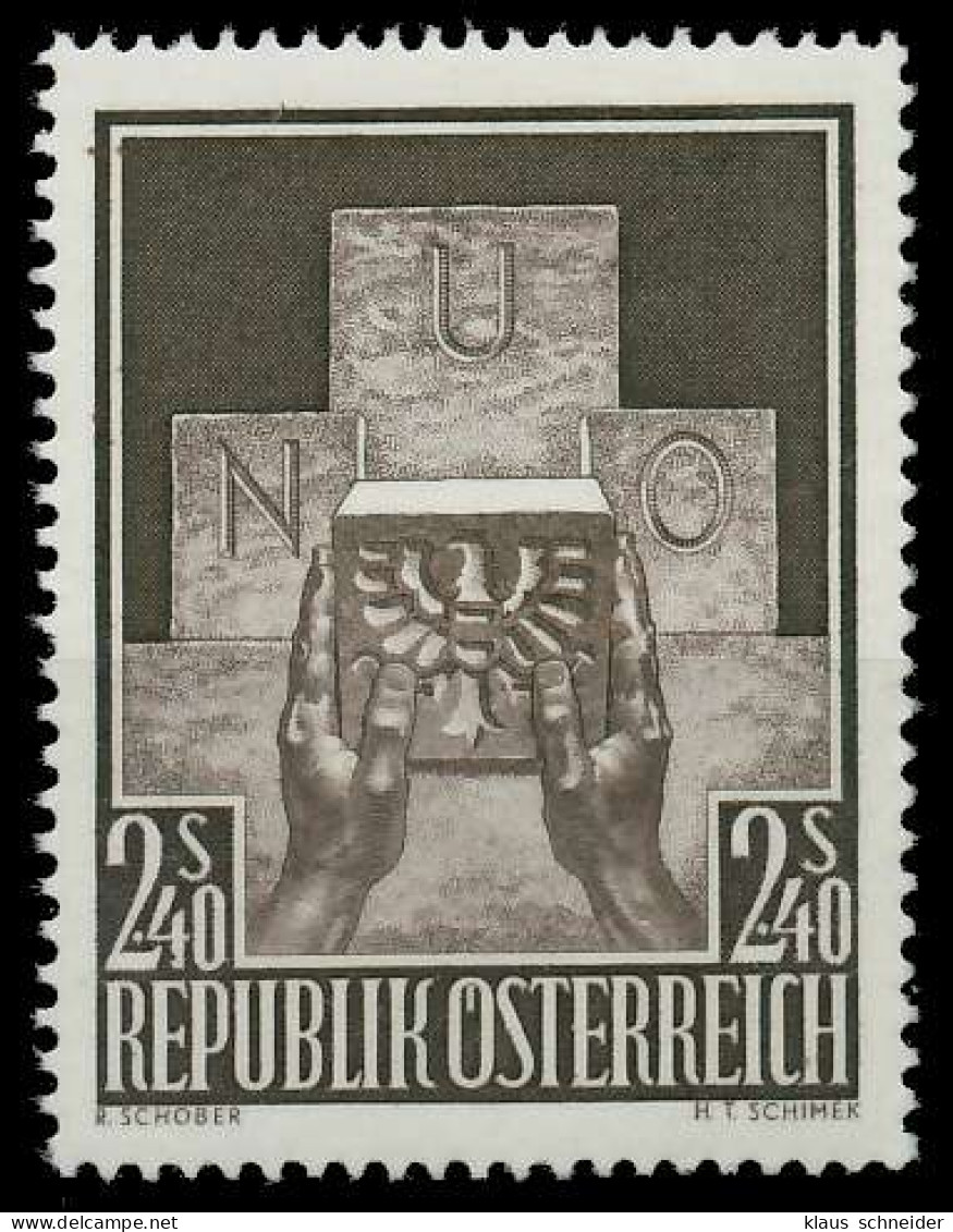 ÖSTERREICH 1956 Nr 1025 Postfrisch X7079AA - Nuovi