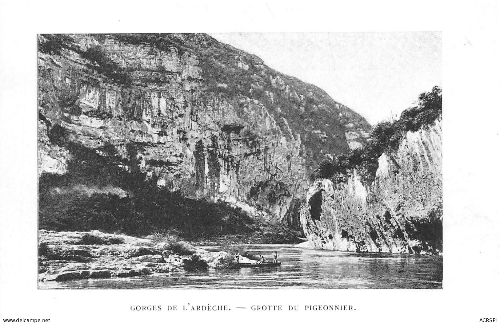 07 Vallon Pont D'ARC Grotte Du Pigeonnier Les Gorges De L'ardèche (Scan R/V) N° 53 \MS9009 - Vallon Pont D'Arc