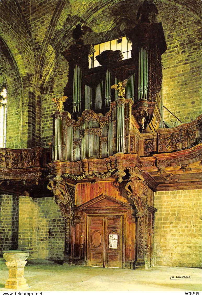 43 La Chaise-Dieux Le Buffet D'ORGUES De L'église Abbatiale (Scan R/V) N° 17 \MS9073 - La Chaise Dieu