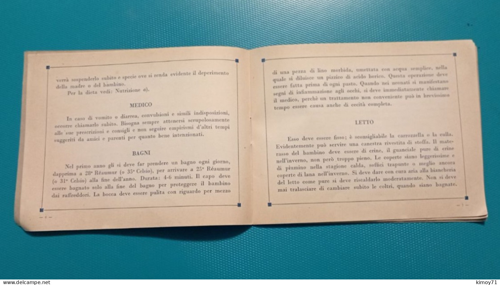 Opuscolo Come Si Alleva Il Proprio Bambino - Autres & Non Classés