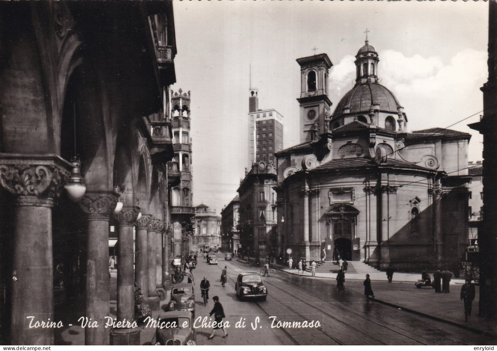 Torino Via Pietro Micca E Chiesa Di San Tommaso - Other Monuments & Buildings