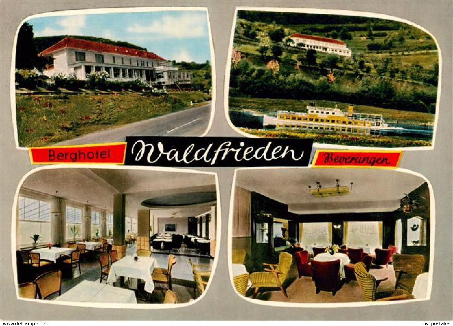 73943989 Beverungen Berghotel Waldfrieden Partie An Der Weser Fahrgastschiff - Beverungen