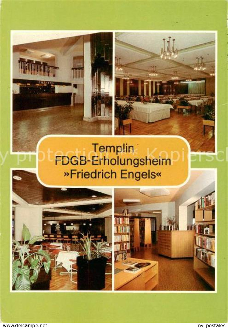 73796203 Templin FDGB Erholungsheim Friedrich Engels Details Templin - Templin