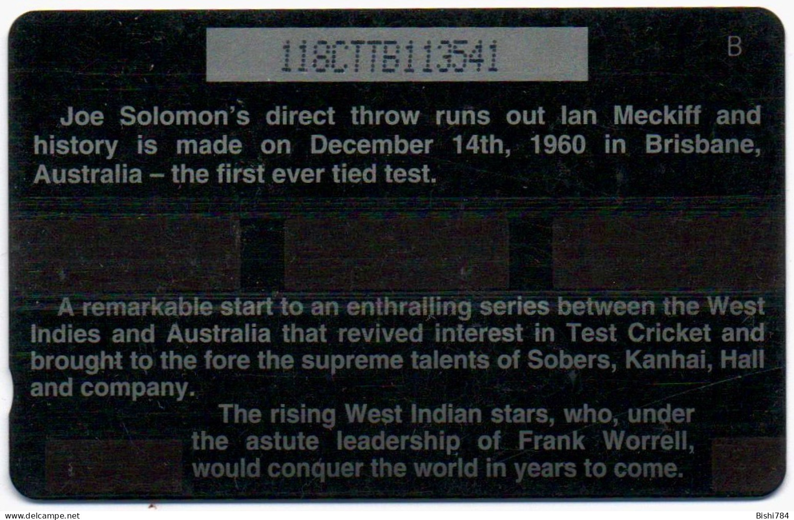 Trinidad & Tobago - Run Out - 118CTTB - Trinité & Tobago