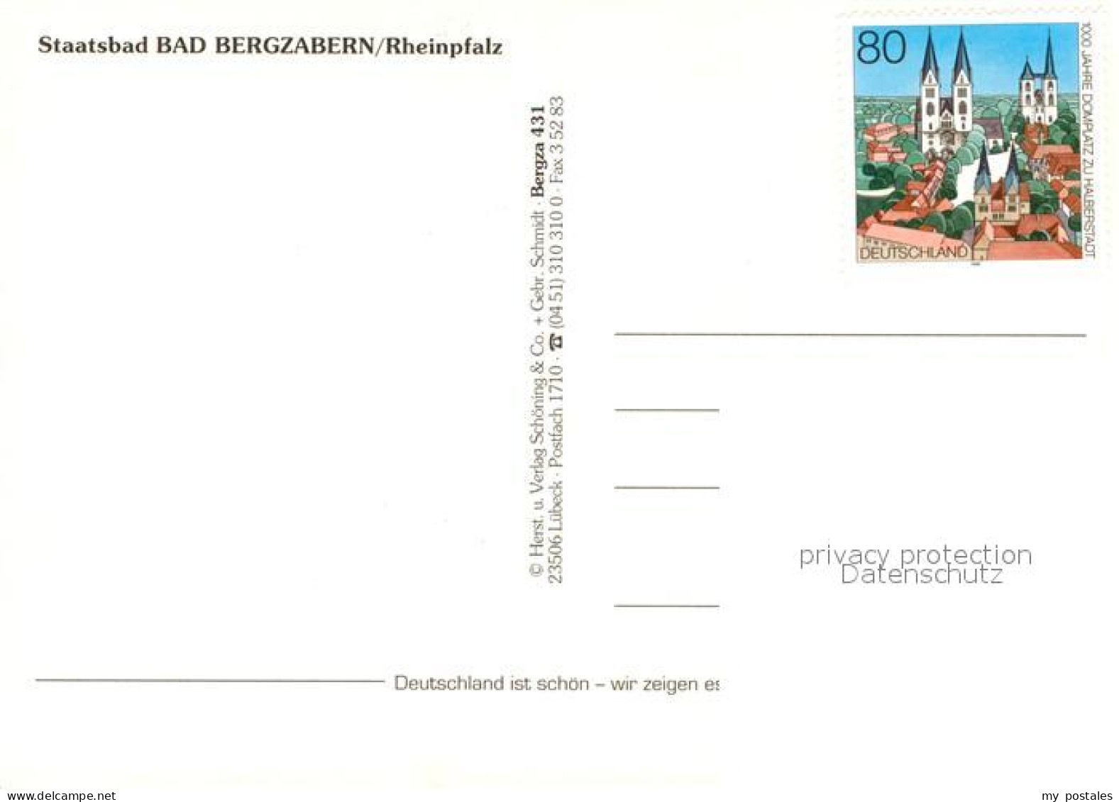 73248376 Bad Bergzabern Schloss Kirche Stadtansichten Bad Bergzabern - Bad Bergzabern