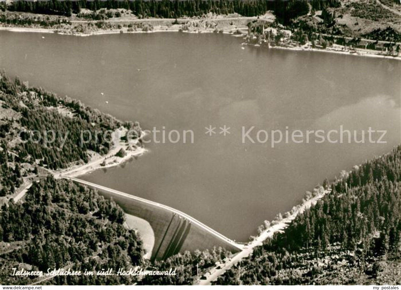 73248142 Schluchsee Talsperre Schwarzwald Fliegeraufnahme Schluchsee - Schluchsee