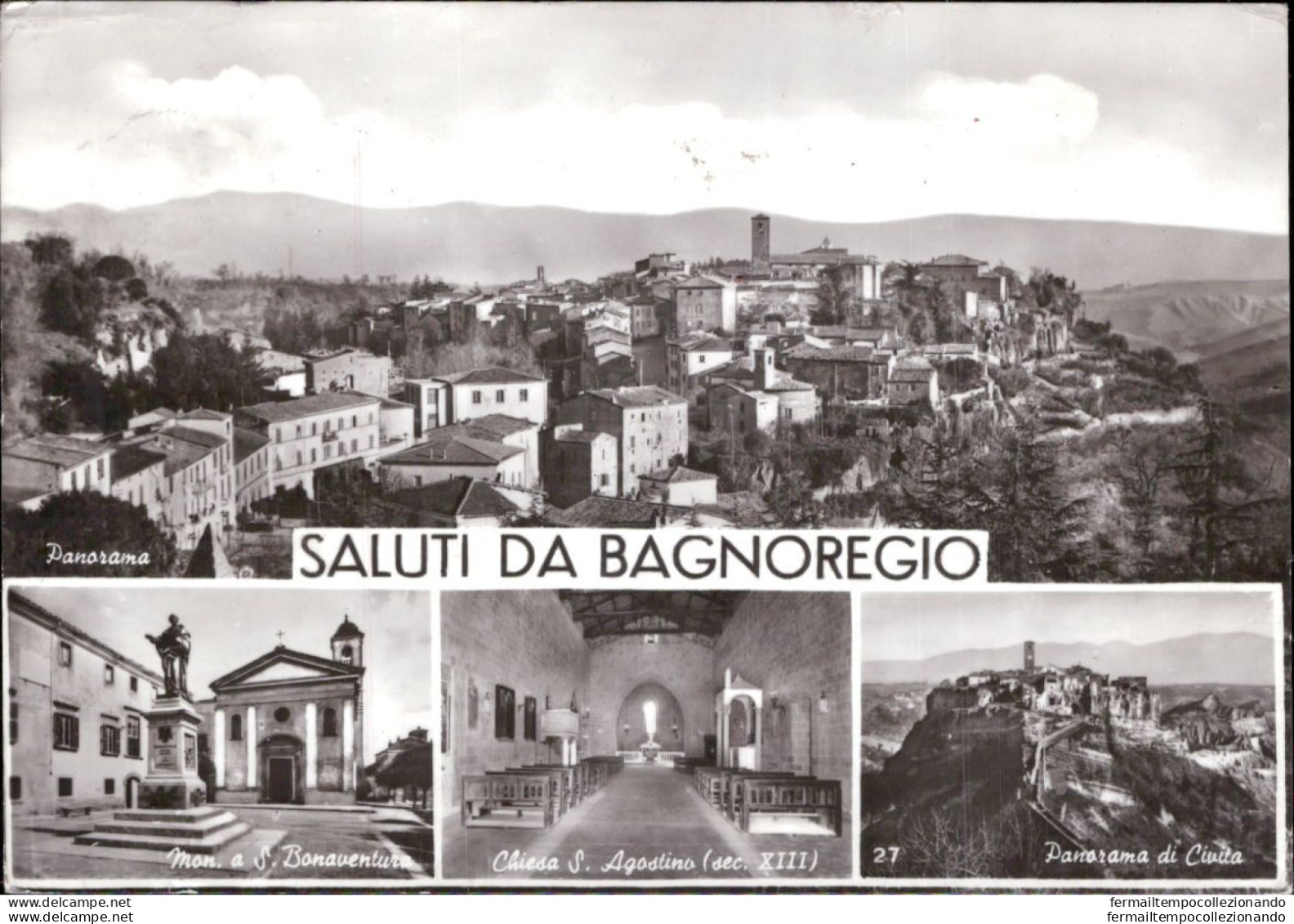 Am787 Cartolina Saluti Da Bagnoregio Provincia Di Viterbo Lazio - Viterbo