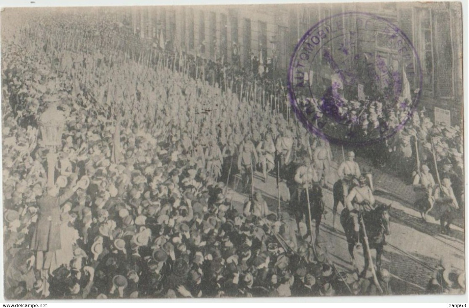 BRUXELLES, Le 22 Novembre 1918 Entée Du Roi Et Des Troupes Alliées... - Feesten En Evenementen