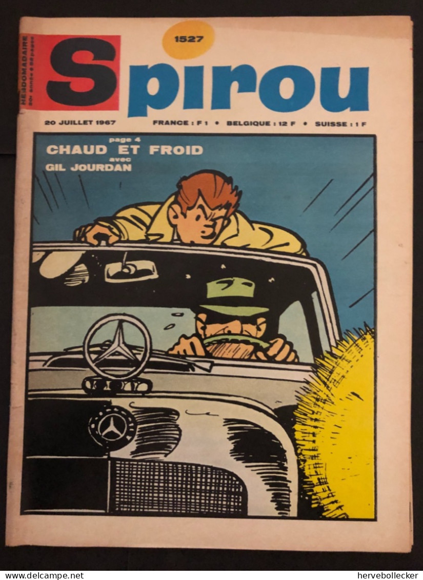 Spirou Hebdomadaire N° 1527 -1967 - Spirou Magazine