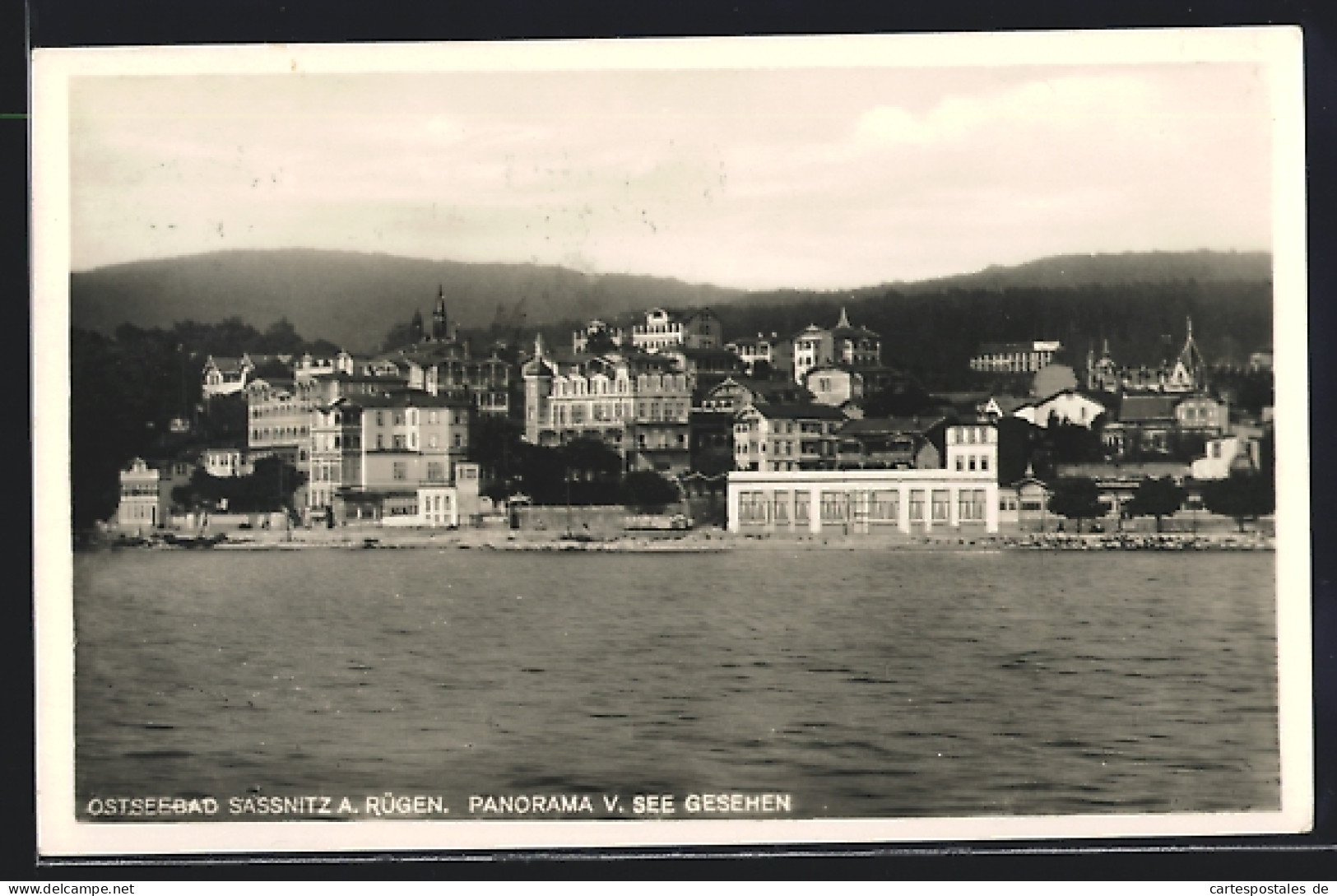 AK Sassnitz, Panorama über Die Ortschaft  - Sassnitz